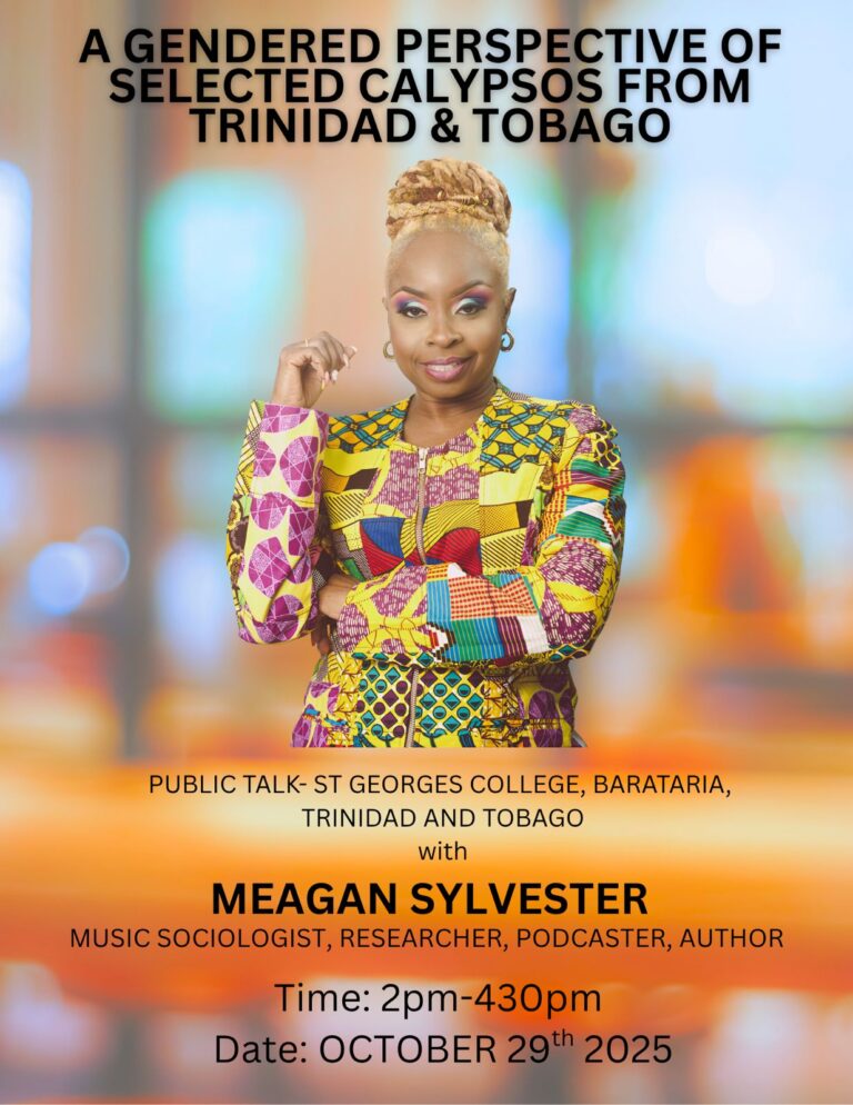 A Gendered Perspective of Selected Calypsos from Trinidad & Tobago flyer