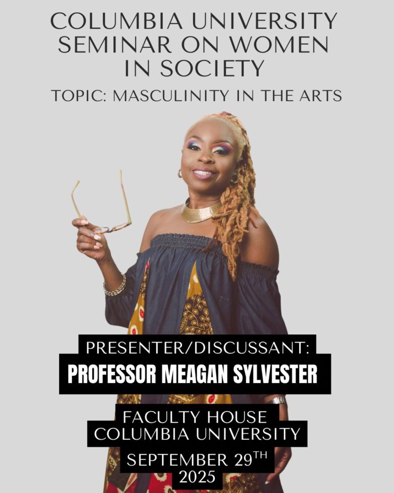 Columbia University Seminar on Women in Society flyer