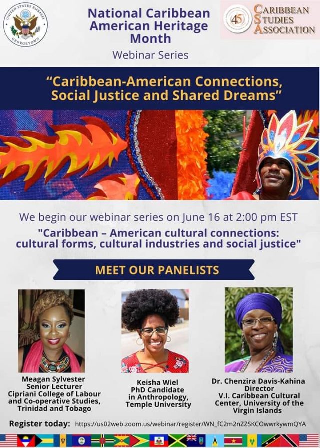 2020 National Caribbean American Heritage Month Webinar Series